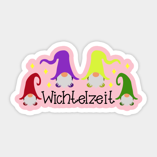 Gnome Sticker by hippyhappy